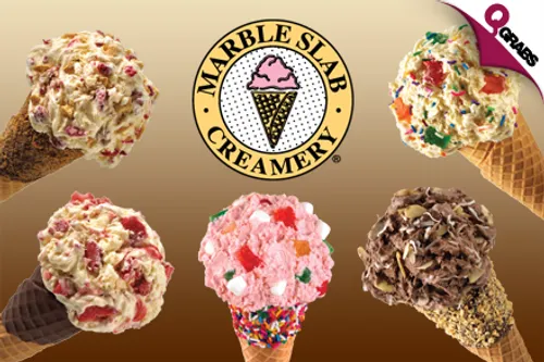 For QR12 Indulge with the freshest mouth-watering Ice Cream in either Original with a mixin and one topping or QR14 for a Big Dipper with a mixin and one topping (QR24/QR29Value)